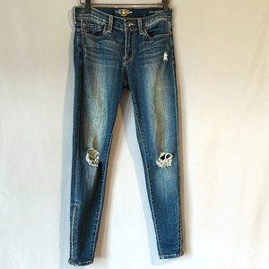 Lucky Brand Women's Sofia Skinny Dark Medium Blue Size 2 / 26